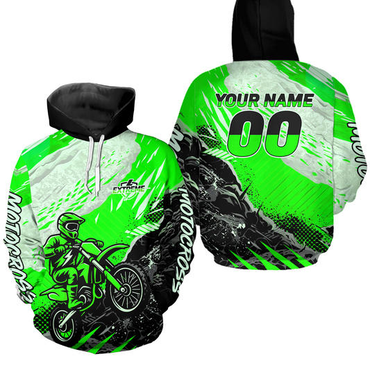 Custom Motocross Hoodie for Men Women Dirt Bike Racing Hoodie Custom Riding Shirt MH416
