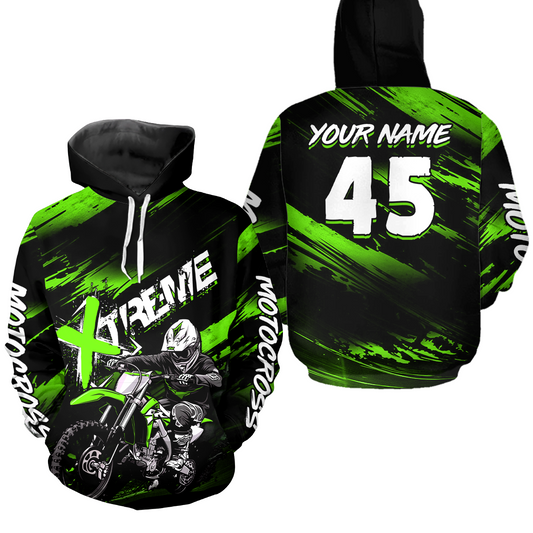 Motocross Racing Hoodie Custom Dirt Bike Off Road Motocross Hoodie Shirt for Men Women HOT22