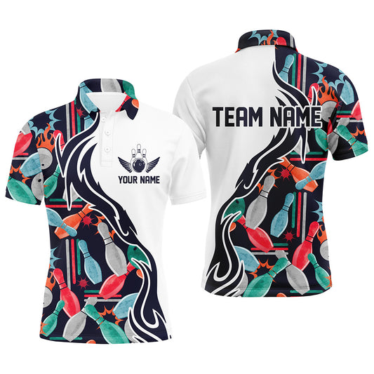 Custom Bowling Shirts For Men And Women, Personalized Bowling Team Jerseys IPHW4596