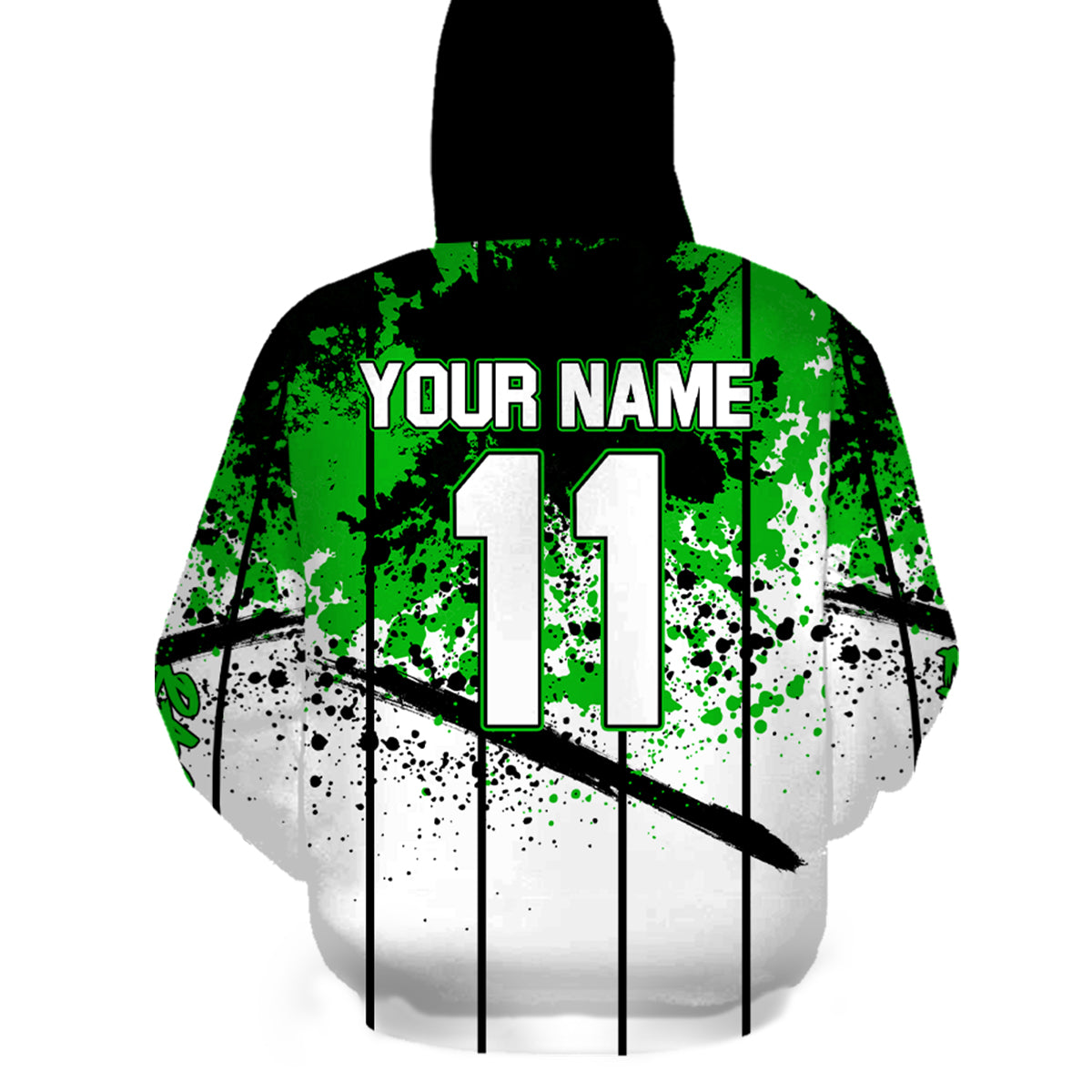 Personalized Green ATV Motocross Hoodie For Adult Quad Bike Off-Road Hoodie Unisex PDT907
