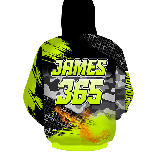 Custom ATV Motocross Hoodie Adult Men Women Quad Shirt ATV Riding Hoodie MHATV12