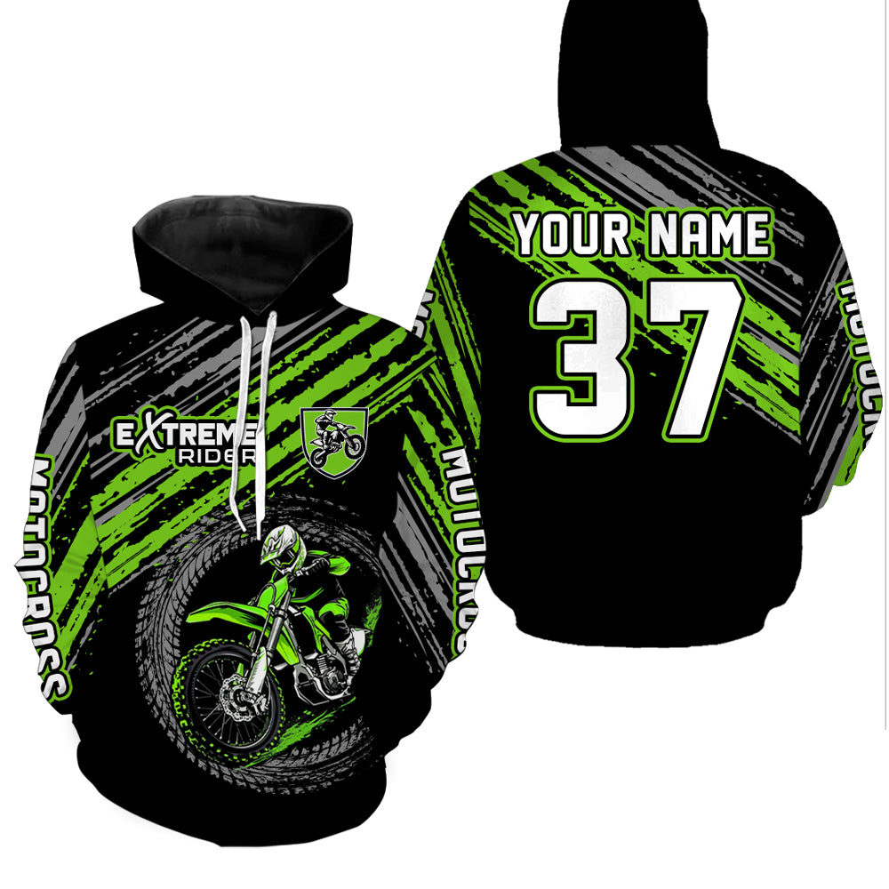 Adult&Kid Custom Dirt Bike Jersey Motocross Jersey Upf30+ Mens Women Motocross Shirt| CTP57