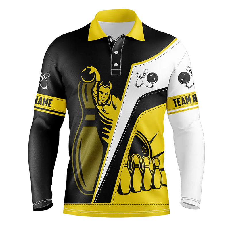 Custom bowling shirt for men – team jersey mockup