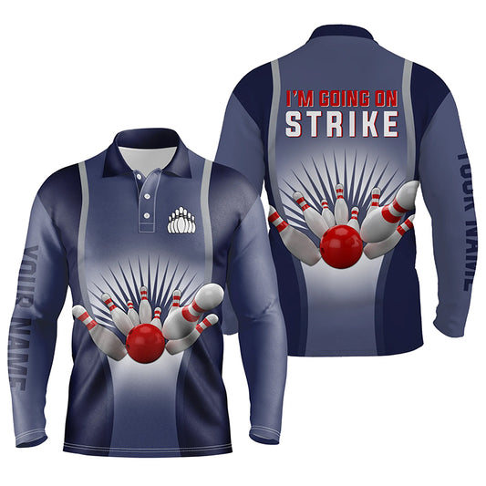 personalized bowling shirt for men – custom name design side view