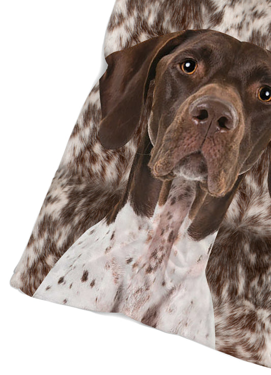 German shorthaired pointer hunting dog blanket - FSD1184 D06