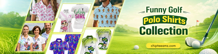 Funny Golf Polo Shirts