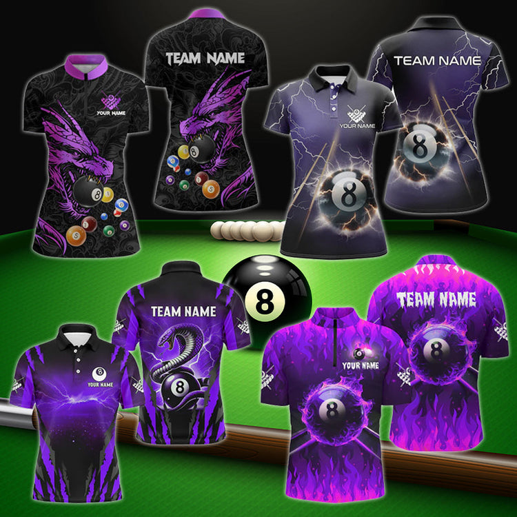 Purple Billiard Shirts