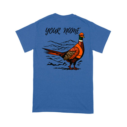 Funny Pheasant Hunting custom name T-shirt for Men FSD4702