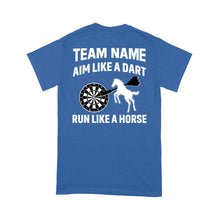 Load image into Gallery viewer, Darts And Horse On Shirt, Custom Darts Team Shirt For Men-Women, Darts For Gift NYN0130
