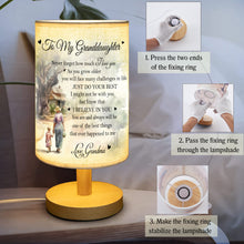 Load image into Gallery viewer, Granddaughter Table Lamp Granddaughter Gifts from Grandma, Granddaughter and Grandma Lamp CTNT1