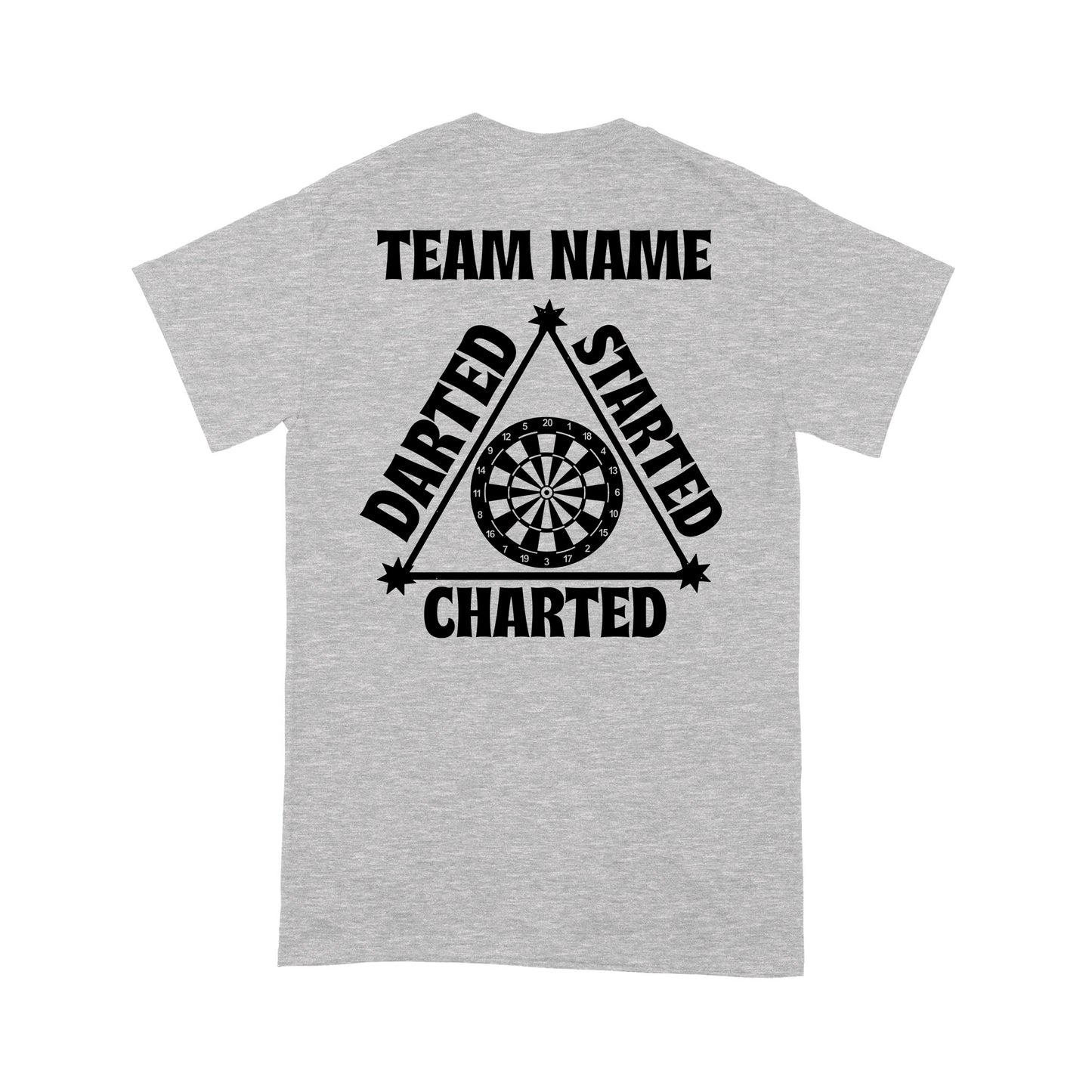 Darted Started Charted Custom Dart Team Shirts For Men-Women, Darts For Gift NYN0179