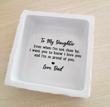 Load image into Gallery viewer, Father Daughter Keepsake Box gifts for Daughter from Dad Daughter Birthday Christmas Thanksgiving TNK4