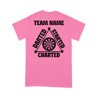 Darted Started Charted Custom Dart Team Shirts For Men-Women, Darts For Gift NYN0179