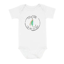Load image into Gallery viewer, Funny Fishing Infant Bodysuit Custom Infant Fishing Shirts, I'm one fly baby Fishing Baby Onesie NQS8281