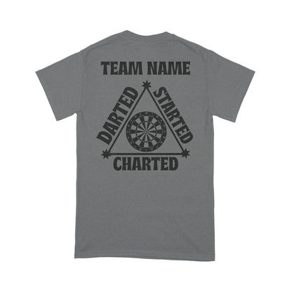 Darted Started Charted Custom Dart Team Shirts For Men-Women, Darts For Gift NYN0179