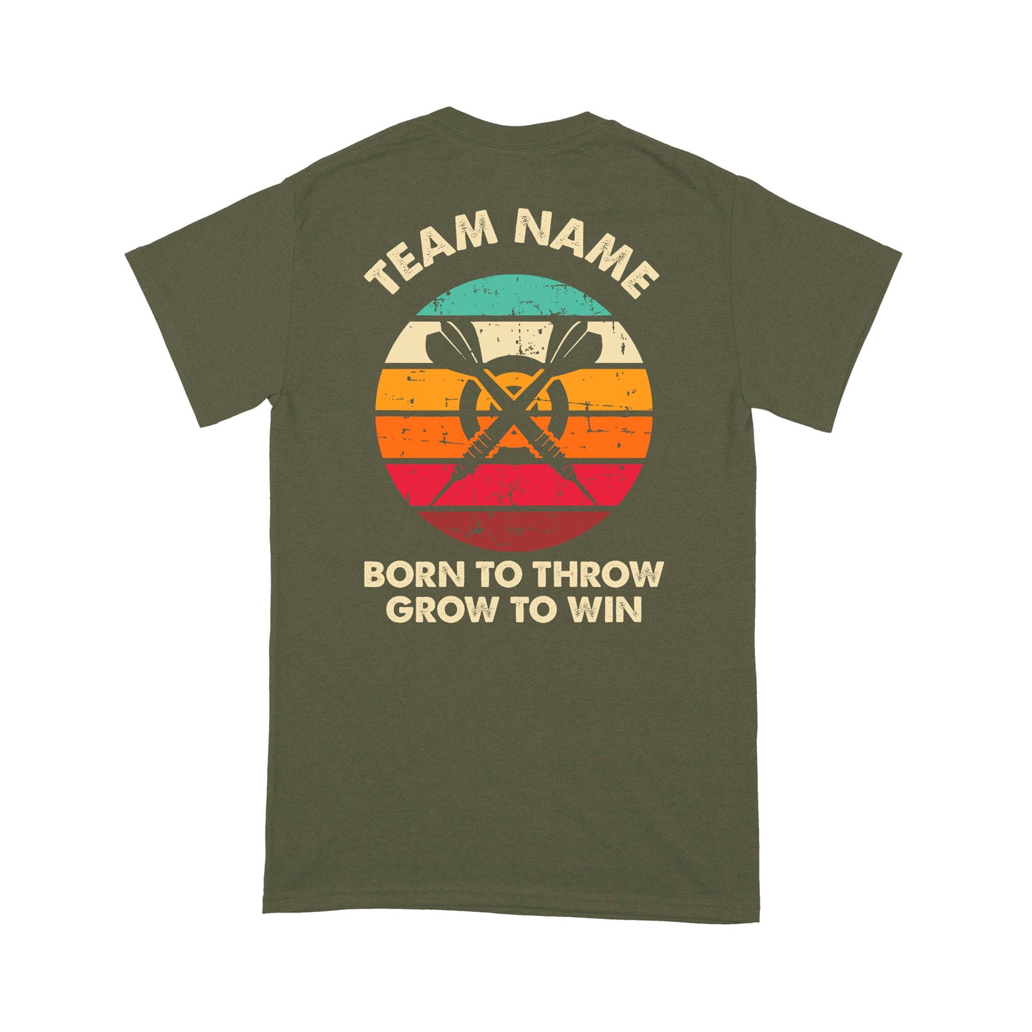 Born To Throw Grow To Win Custom Dart Team Shirts For Men-Women, Darts For Gift NYN0165