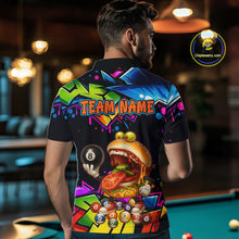 Load image into Gallery viewer, Person wearing a colorful shirt with a graphic design and 'Team Name' text, standing in a bar setting.