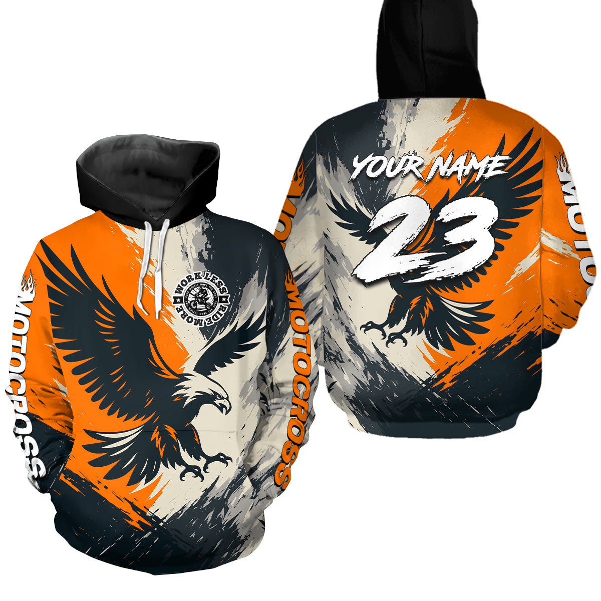 Eagle Motocross Hoodie for Men Women Dirt Bike Racing Hoodie Adult Hooded Shirt MH421