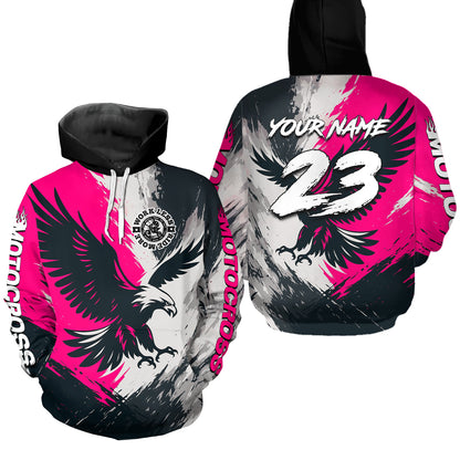 Eagle Motocross Hoodie for Men Women Dirt Bike Racing Hoodie Adult Hooded Shirt MH421
