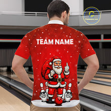 Load image into Gallery viewer, Funny Noel Bowling Shirts for Team Men Women Bowling Jerseys Polo and 1/4 Zip MBL214