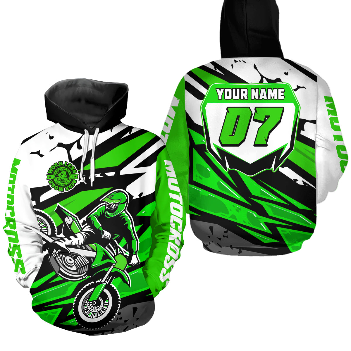 Custom Motocross Hoodie for Men Women Adult Dirt Bike Racing Hoodie Riding Shirt MH446