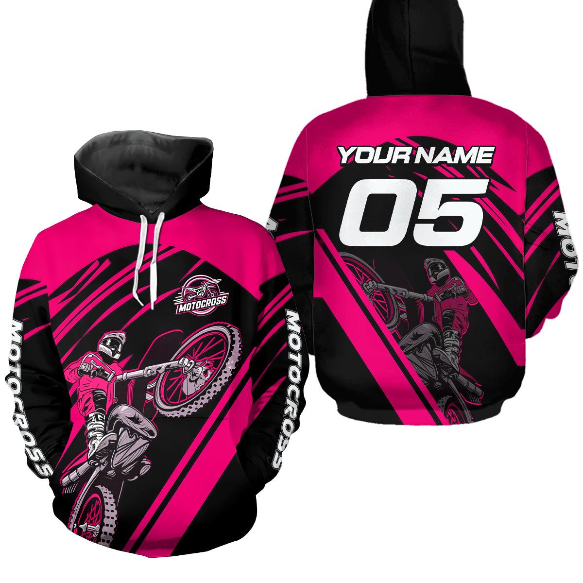 Custom Motocross Racing Hoodie for Men Women Adult Dirt Bike Hoodie Riding Shirt MH456