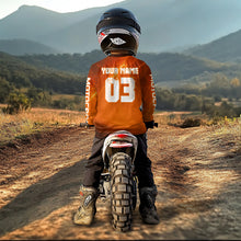 Load image into Gallery viewer, Flaming Tiger Motocross Jersey Custom Tiger Dirt Bike Shirts for Men Kid Women XM405