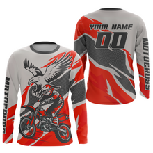 Load image into Gallery viewer, Red Eagle Custom Motocross Jersey Men Women Kid Dirt Bike Shirts Motorcycle Shirt XM435