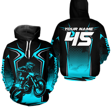 Load image into Gallery viewer, Custom Motocross Hoodie for Men Women Adult Dirt Bike Hoodie Off road Racing Shirt MH442