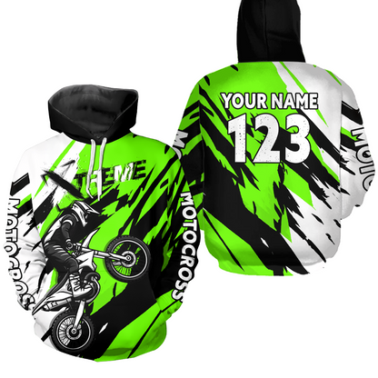 Custom Motocross Hoodie for Adult Men Women Dirt Bike Racing Hoodie Riding Shirt MH472