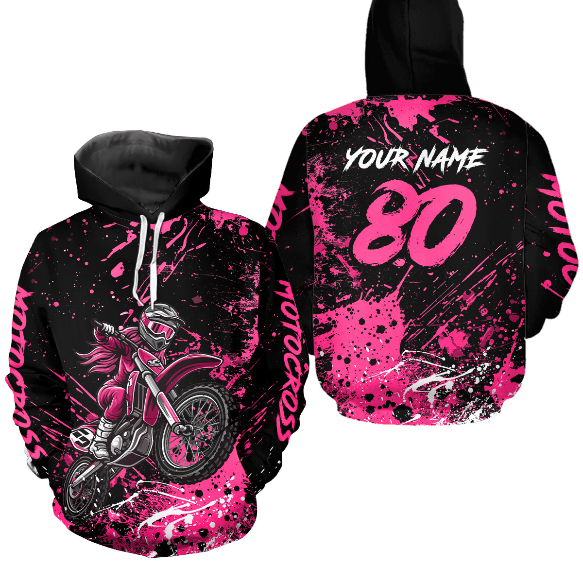 Custom Motocross Hoodie Jersey for Kid Men Women Dirt Bike Racing Motorcycle Hoodie HOT29