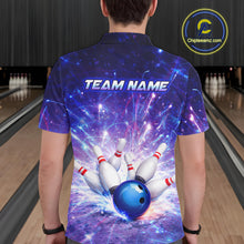 Load image into Gallery viewer, Custom Bowling Jersey for Men Bowling Uniform Polo &amp; 1/4 Zip Bowling Shirts for Bowler and Team HNT231