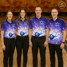Load image into Gallery viewer, Custom Bowling Jersey for Women Bowling Uniform Polo &amp; 1/4 Zip Bowling Shirts for Bowler and Team HNT231