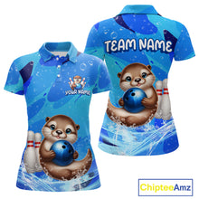 Load image into Gallery viewer, Custom Funny Otte Bowling Jersey for Women Bowling Team Shirts Bowling Gifts Polo &amp; 1/4 Zip HNT269
