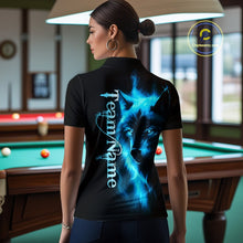 Load image into Gallery viewer, Custom Wolf 8 Ball Billiard Shirts for Women Billiard Team Shirts Billiard League Polo &amp; 1/4 Zip NNT97