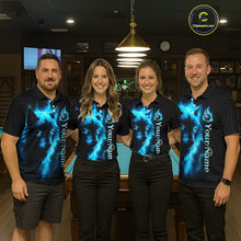 Load image into Gallery viewer, Custom Wolf 8 Ball Billiard Shirts for Men Billiard Team Shirts Billiard League Polo &amp; 1/4 Zip NNT97