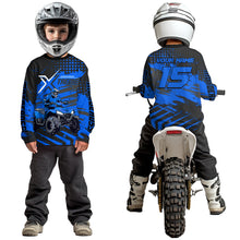 Load image into Gallery viewer, Custom Blue Off-Road Quad Bike Shirt Extreme ATV Motocross Shirts Kid Men Women UPF30+ DNT79