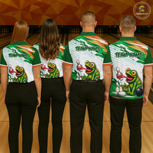 Load image into Gallery viewer, Custom Funny Chameleon Bowling Jersey for Women Bowling Team Shirts Bowling League HNT308