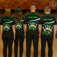 Load image into Gallery viewer, Custom Funny Crocodile Bowling Shirt Alligator Bowling Jersey for Men Polo &amp; 1/4 Zip HNT207