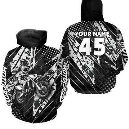 Custom Motocross Racing Hoodie Dirt Bike Off Road Motocross Hoodie Shirt for Men Women HOT21