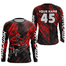 Load image into Gallery viewer, Custom Red ATV Motocross Shirts Kid Men Women Off-Road Quad Bike Shirt UPF30+ DNT61