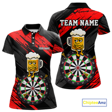 Load image into Gallery viewer, Custom Purple Funny Beer Darts Board Dart Shirts For Women Darts Team Jerseys Dart Tournament NNT120
