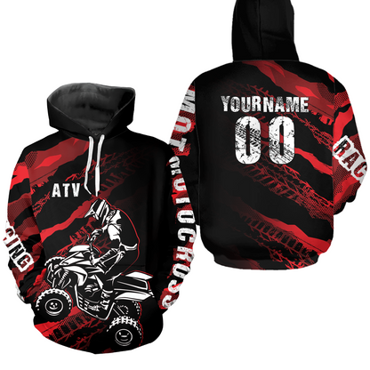 Personalized Racing Quad Bike Hoodie Kid Men Women ATV Motocross Hooded Jersey Off-Road HOT16