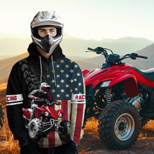 Load image into Gallery viewer, Usa Flag Quad Bike Hoodie For Adult&amp;Kid Atv Motocross Hooded Jersey Patriotic Off-Road Extreme Quad Shirt NHN005