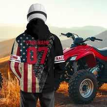 Load image into Gallery viewer, Usa Flag Quad Bike Hoodie For Adult&amp;Kid Atv Motocross Hooded Jersey Patriotic Off-Road Extreme Quad Shirt NHN005