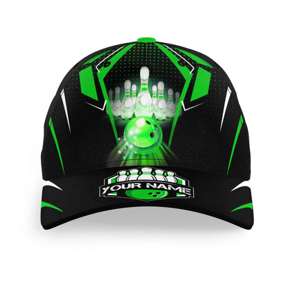 Personalized Bowling 3D Cap, Bowling Hat Bowling Cap with Name CHT02