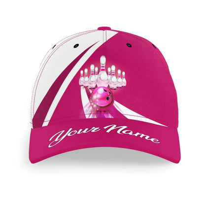 Custom Name Bowling Hat Personalized Bowling Cap 3D Bowling Cap for Team League BDT437