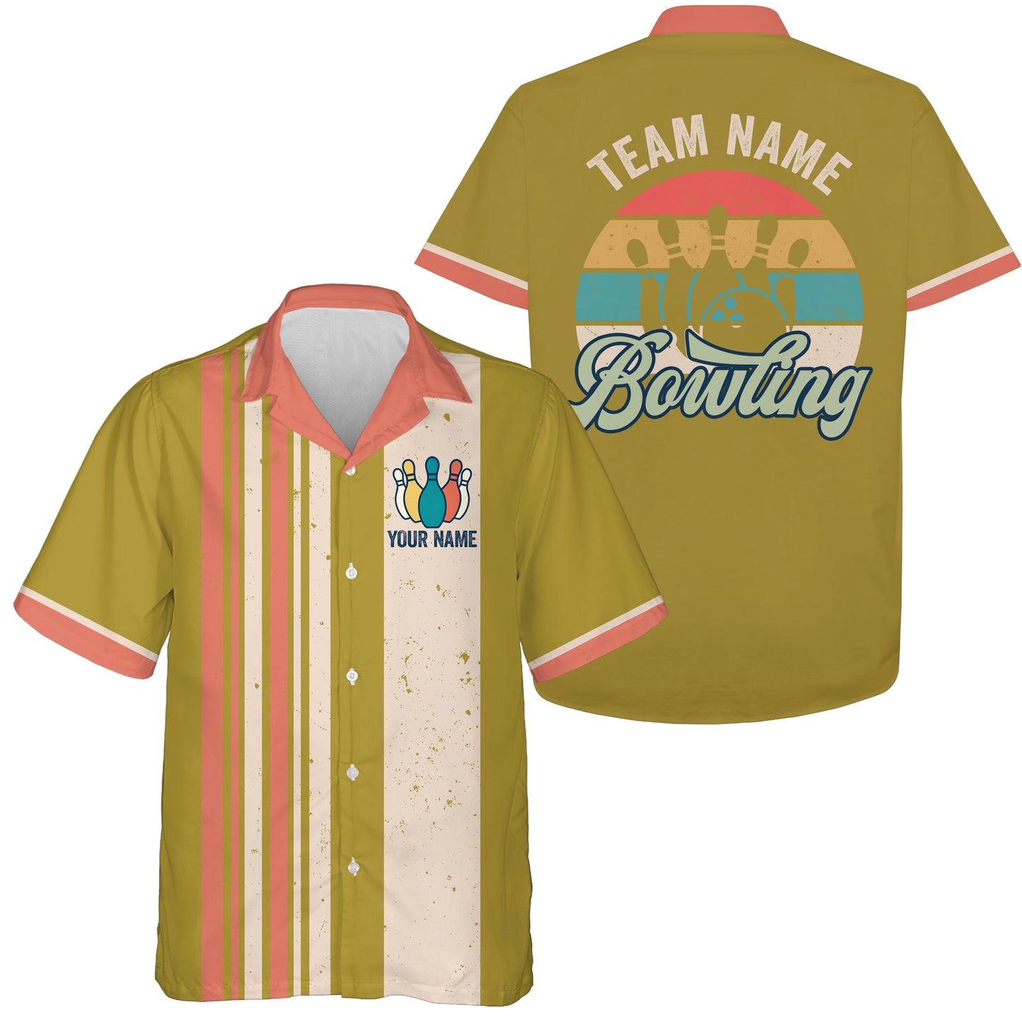 Custom Retro Bowling Shirts For Men And Women, Custom Bowling Team Shirts A73