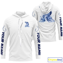 Load image into Gallery viewer, Personalized Walleye Long Sleeve Performance Fishing Shirts, Walleye Fishing Jersey IPHW6408