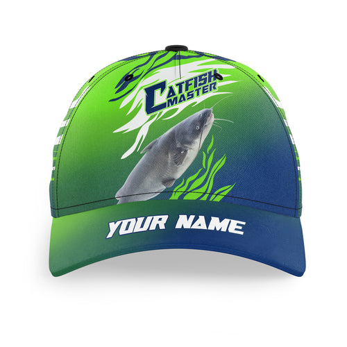 Custom Catfish Fishing Hat For Fisherman, Angler Hat Fishing Gifts IPHW3624